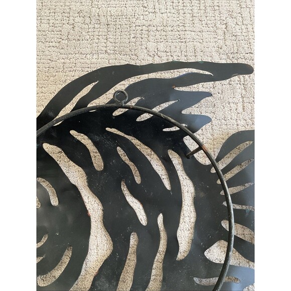 Large Metal Fish Sculpture From Cabo. With Candle Holder. Hanging - Picture 12 of 16